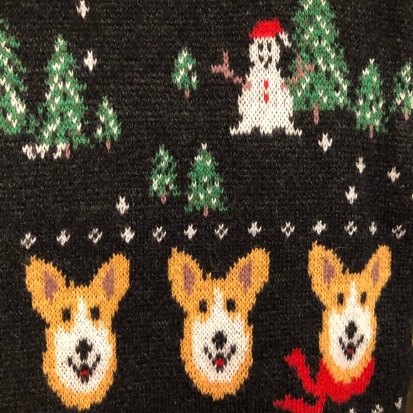 American Eagle Christmas Corgi Dog Leggings Pants - Picture 5 of 7